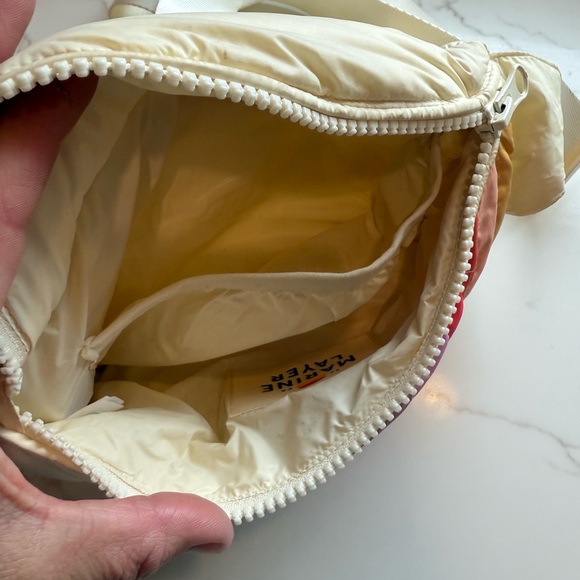 Marine Layer Cream Crossbody Bag with Multicolor Stripes - Picture 4 of 6